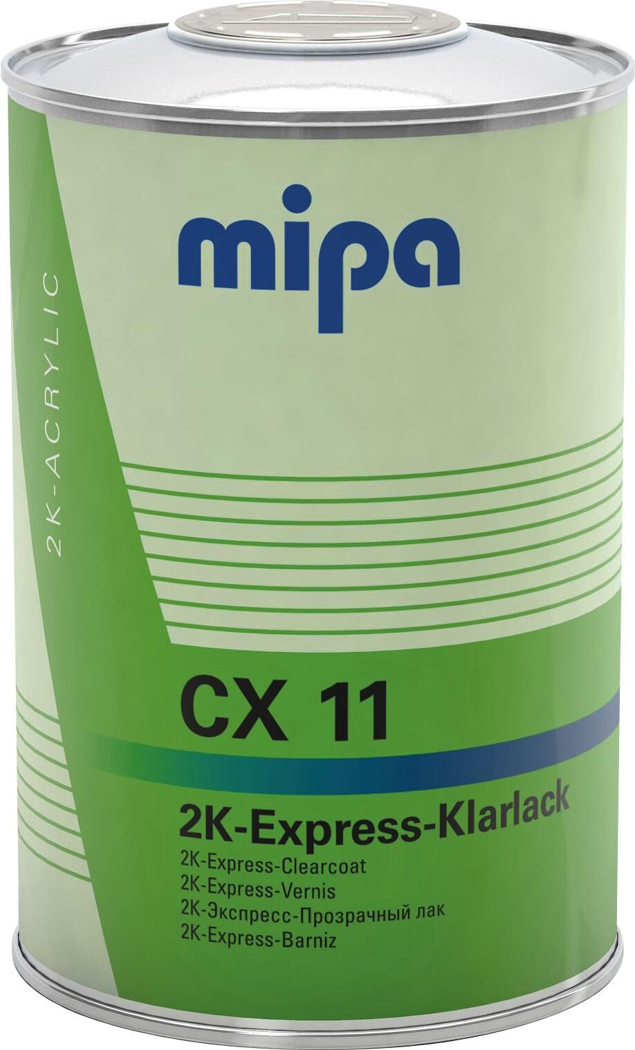 Mipa clear coat cx 11 . 2k express clear paint cx 1l