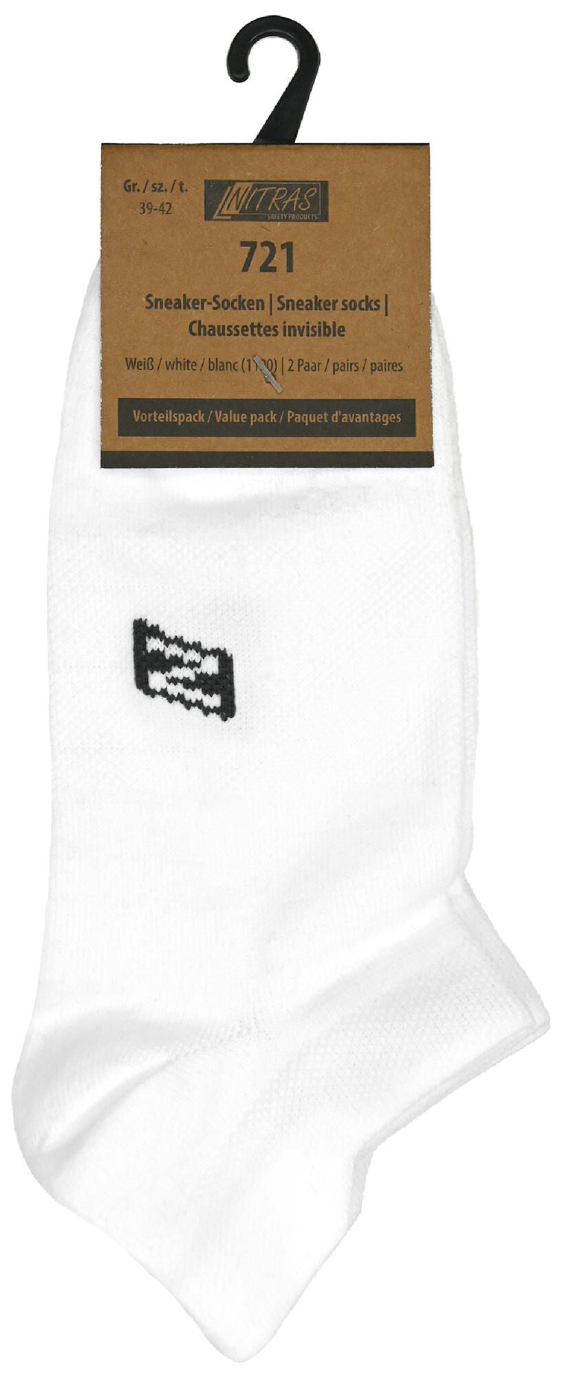 Nitras safety nitras socks sneaker sneaker-sock.we gr.35-38 nitras 1pk with 2 pairs