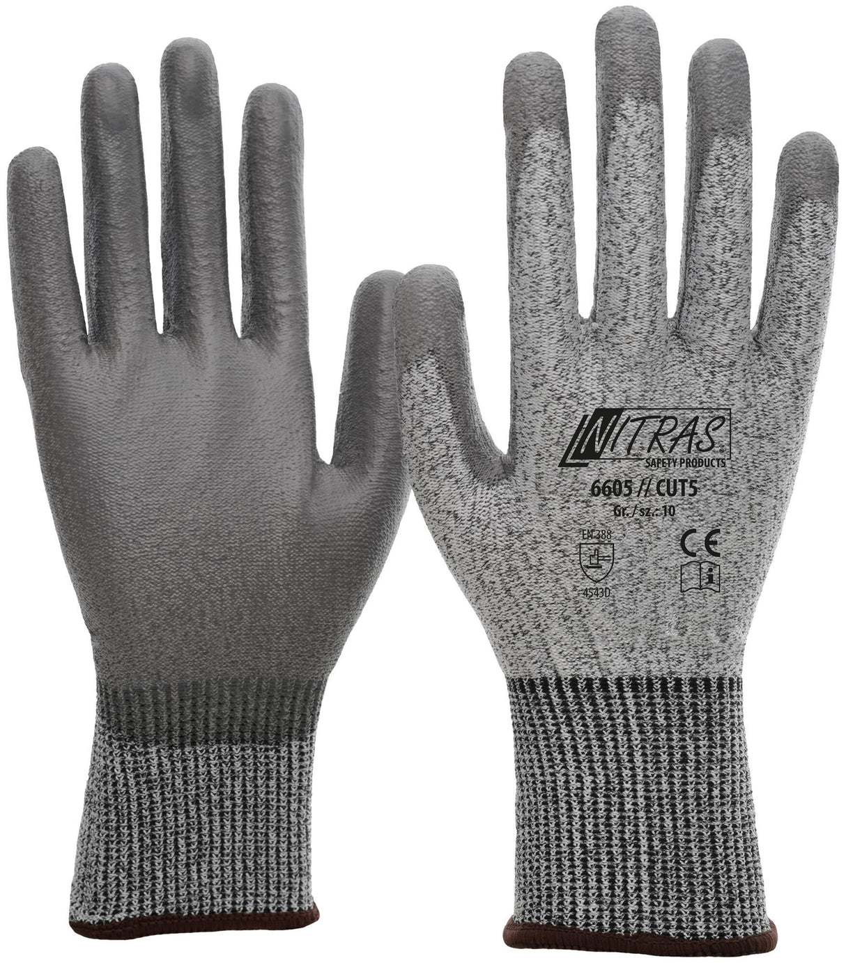 Nitras safety nitras snijbestendige handschoen cut5 cut protection glove cut5 gr. 7