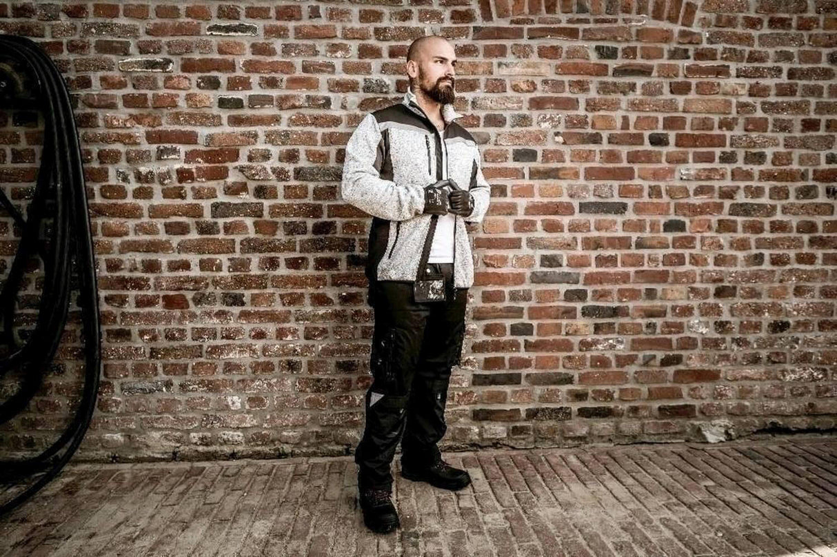 Nitras safety Nitras softshell jacket motion tex plus knitted softshell jacket. motion tex plus gray