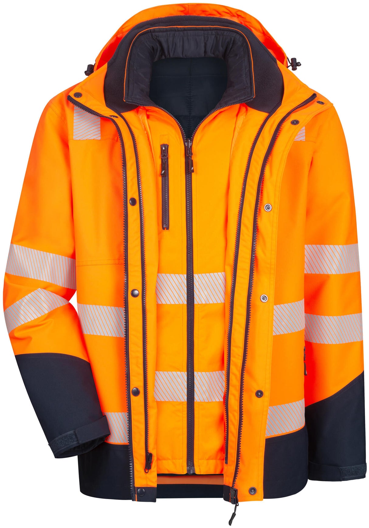 Nitras safety fluorescent jacket motion tex viz plus from jackets gr. l nitras motion tex viz