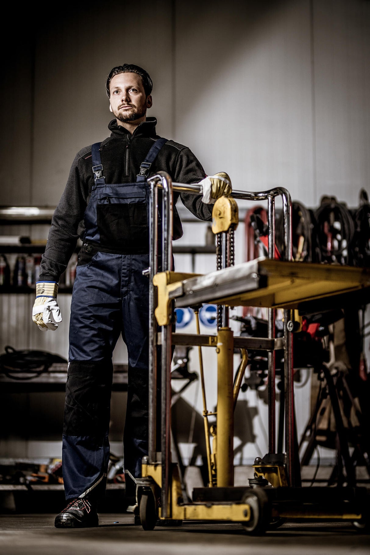 Nitras safety nitras motion tex plus salopette dungarees nitras mot.tex plus 52 marine blue black