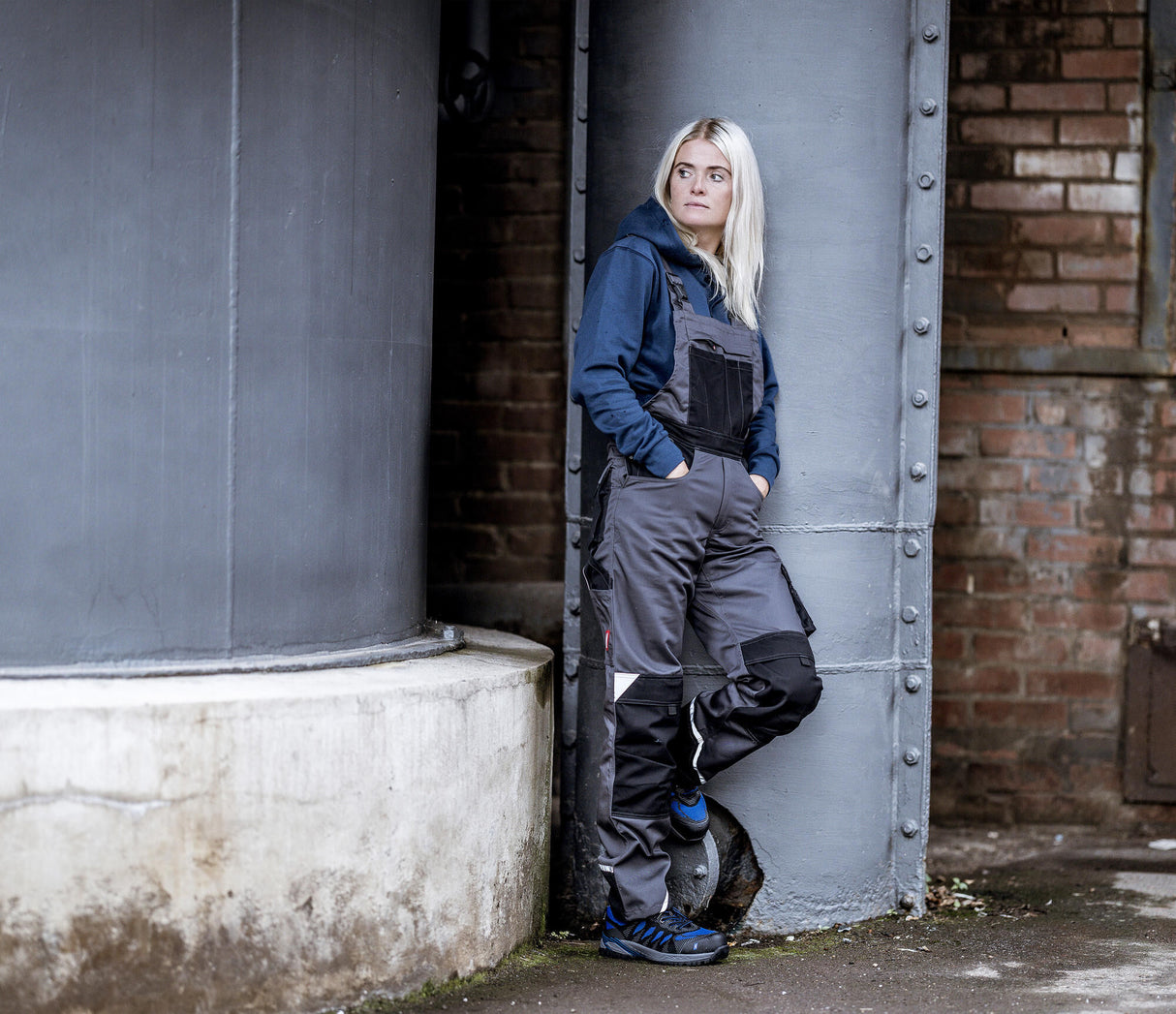 Nitras safety nitras motion tex plus salopette dungarees nitras mot.tex plus 54 gray black