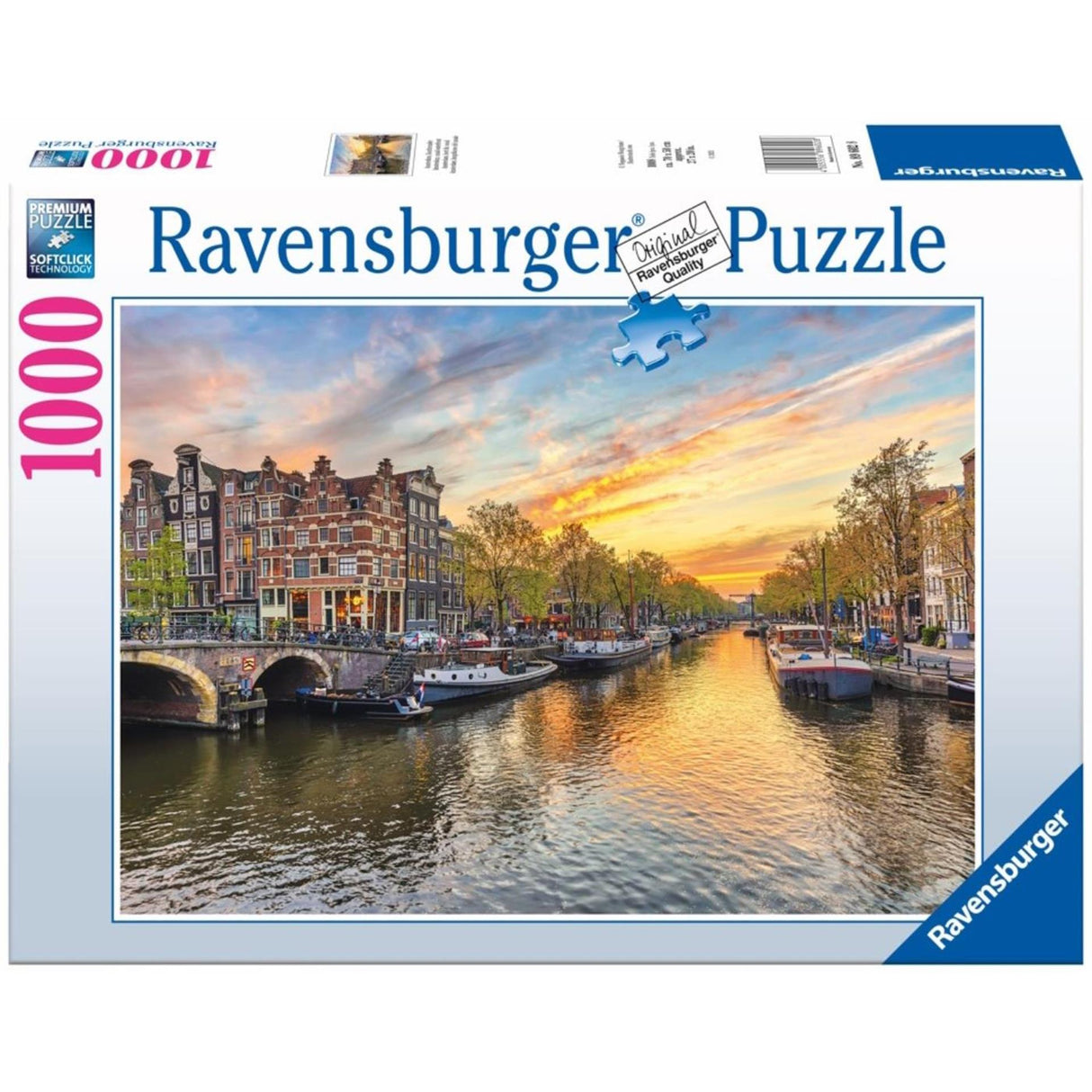 Ravensburger puzzel amsterdam grachtenoever
