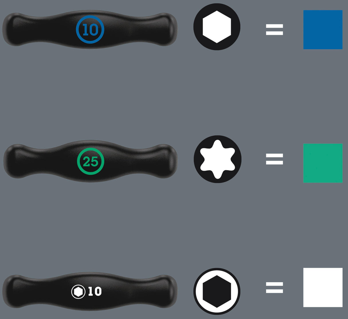 Wera Hex Key Set T-Handle Bicycle set 6