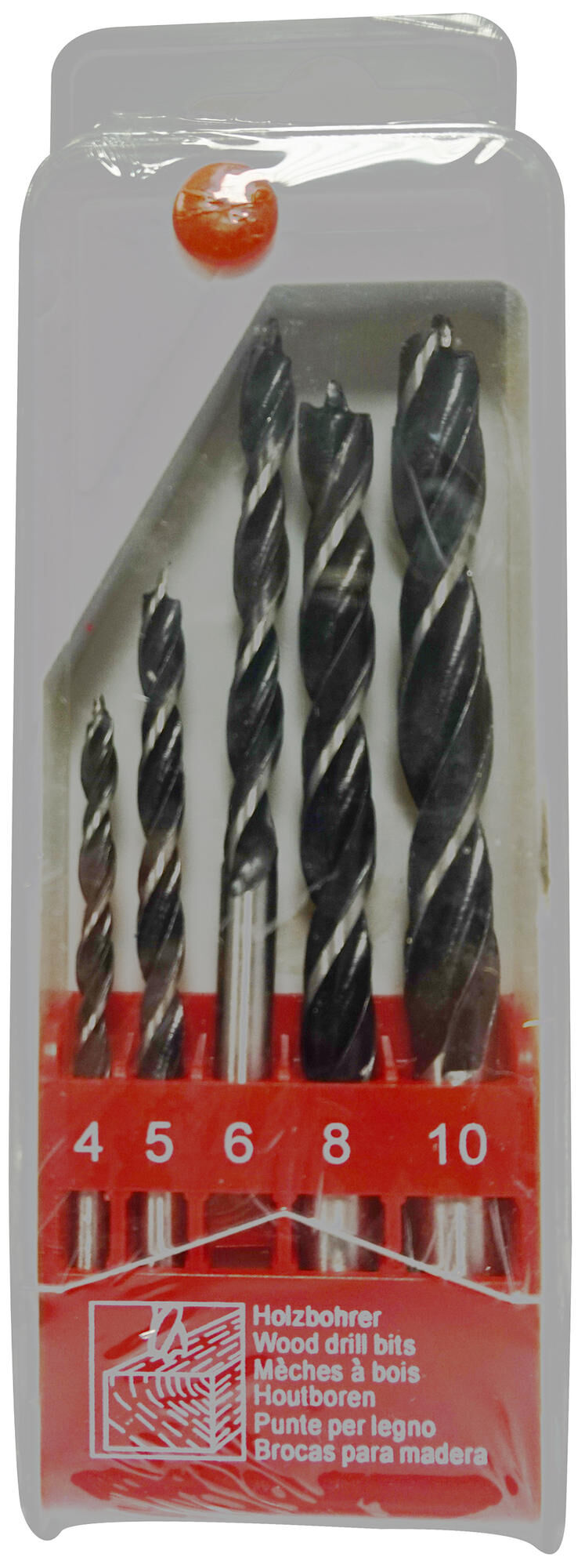 Pro set special drills 3015 wood twist drill set 5pcs.