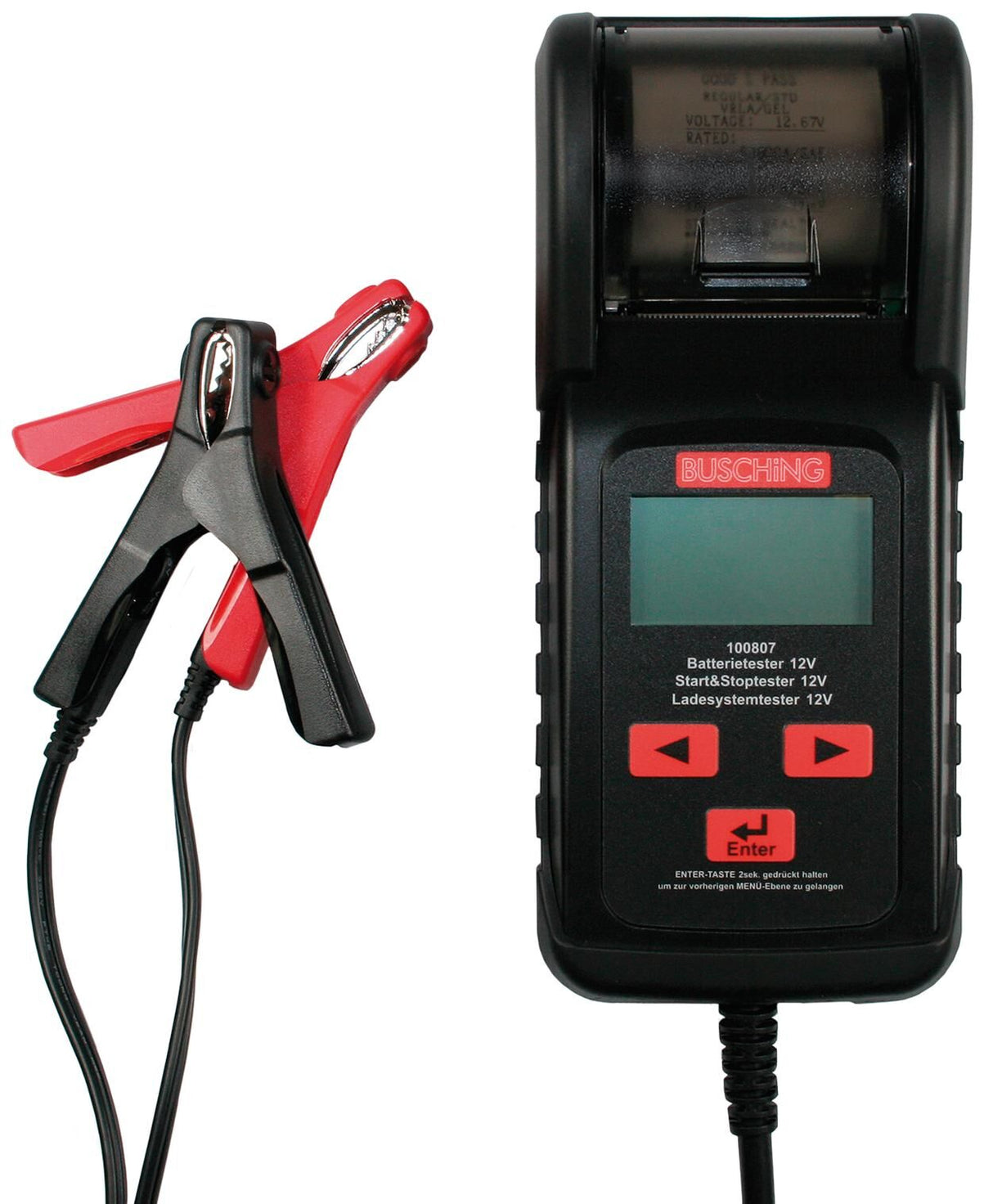 Busching accutester 100807 light start stop batt. ladesys. light