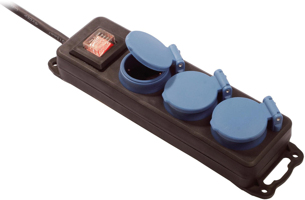 As-schwabe as schwabe meervoudig verdeler socket strip 3-fach