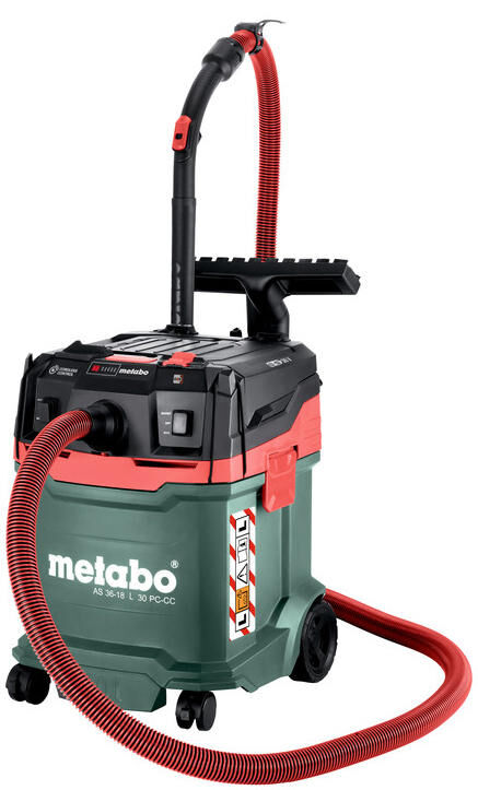 Metabo wet dry vacuum cleaner ash 36-18 l 30 pc-cc . battery vacuum cleaner me as 36-18 l30 pc-cc