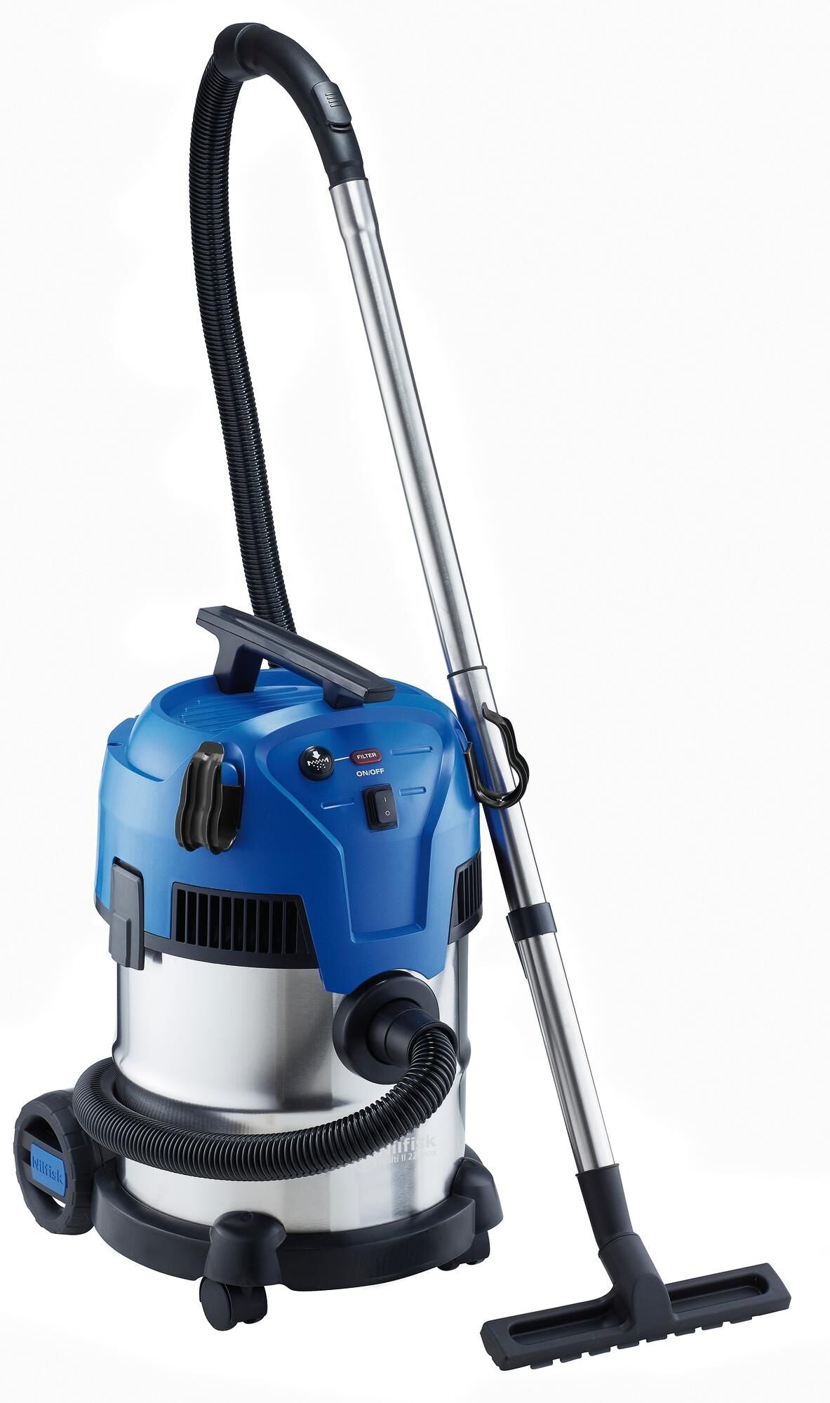 Nilfisk Blue Line Wet Dry Dry Vacuum Cleaner Multi II 22 z nerezové oceli EU.