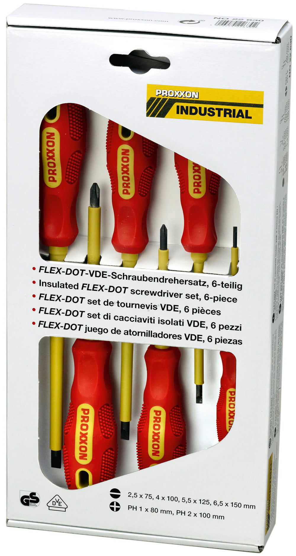 Proxxon screwdriver set flex-dot vde vde screw set 6-piece