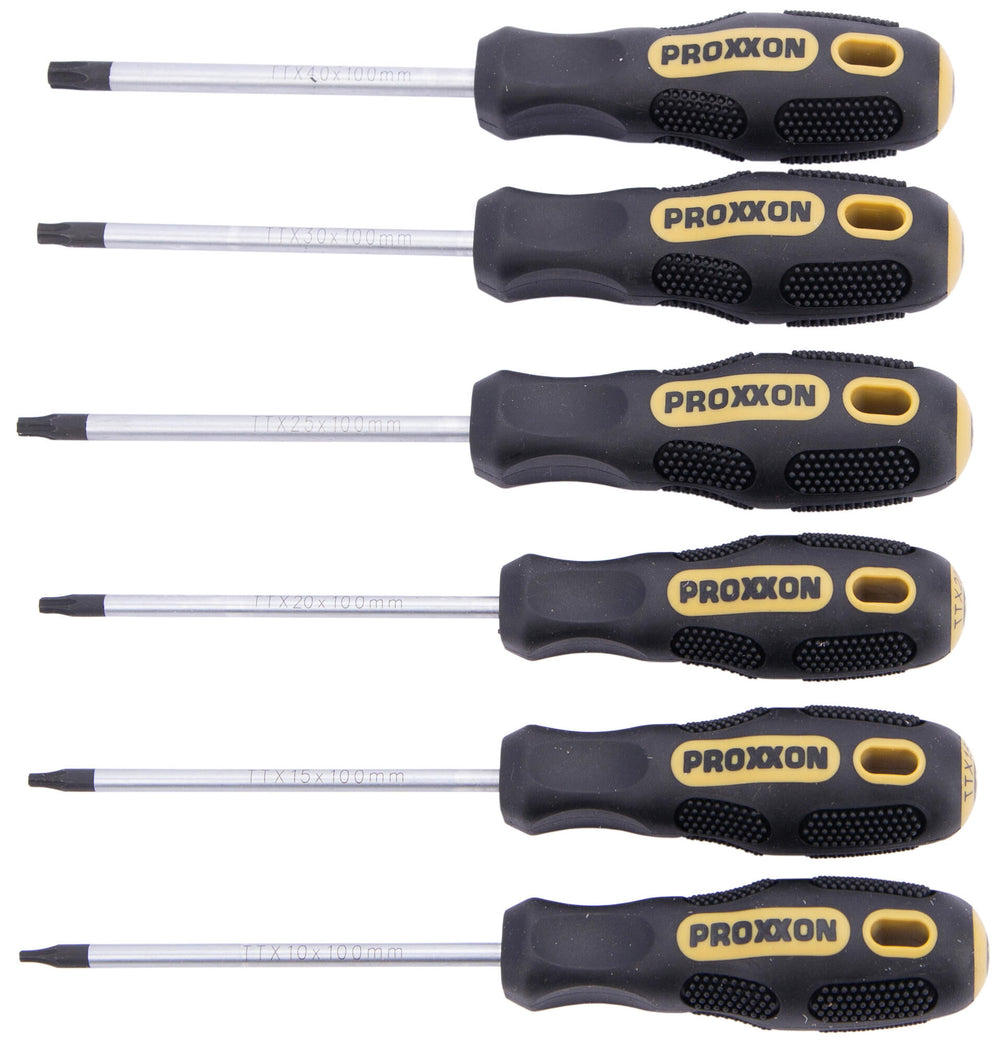 Proxxon screwdriver set flex dot screw driver sets 6-te. torx