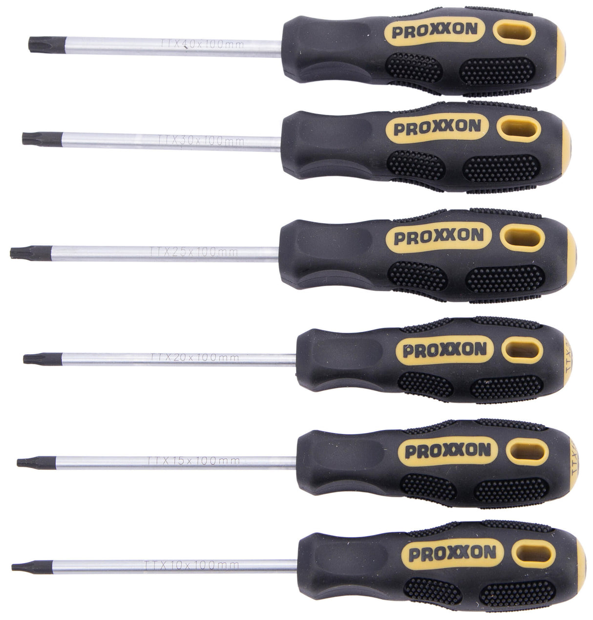 Proxxon screwdriver set flex dot screw driver sets 6-te. torx