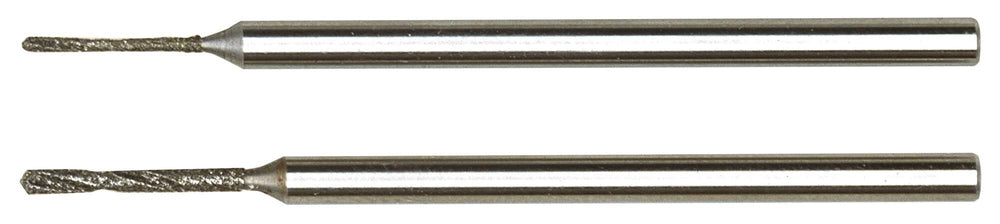 Proxxon twist drill set diamond spiral drill 1x 0.8mm and 1x 1.2mm