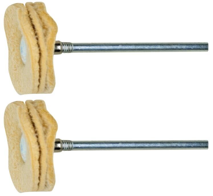 Proxxon polishing discs set suede slice 22mm 2 pcs