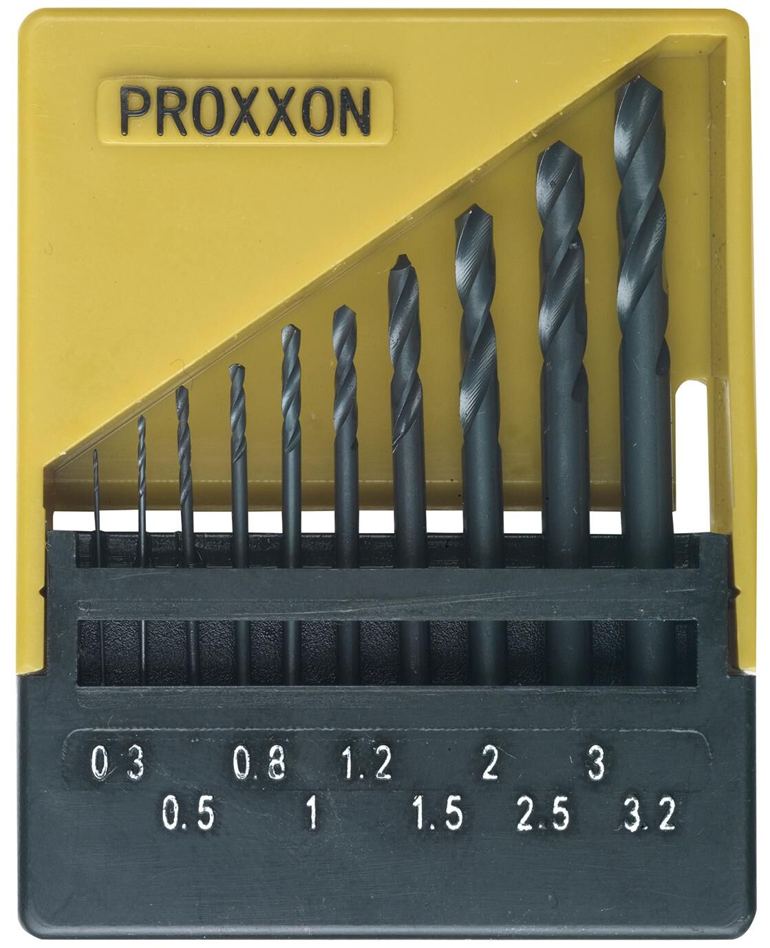 Proxxon set speciaalboren hss twist drill set din338 10tlg