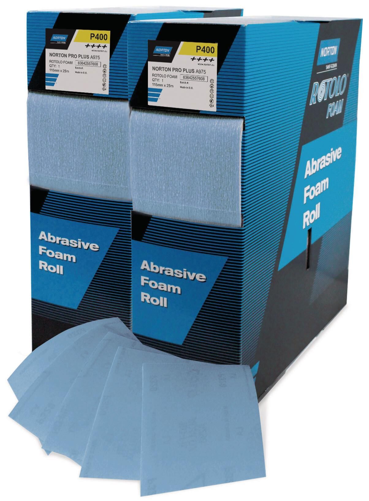 Norton sandpaper rotolo foam a275 rotolo foam 115mmx25mp800 pro plus a975