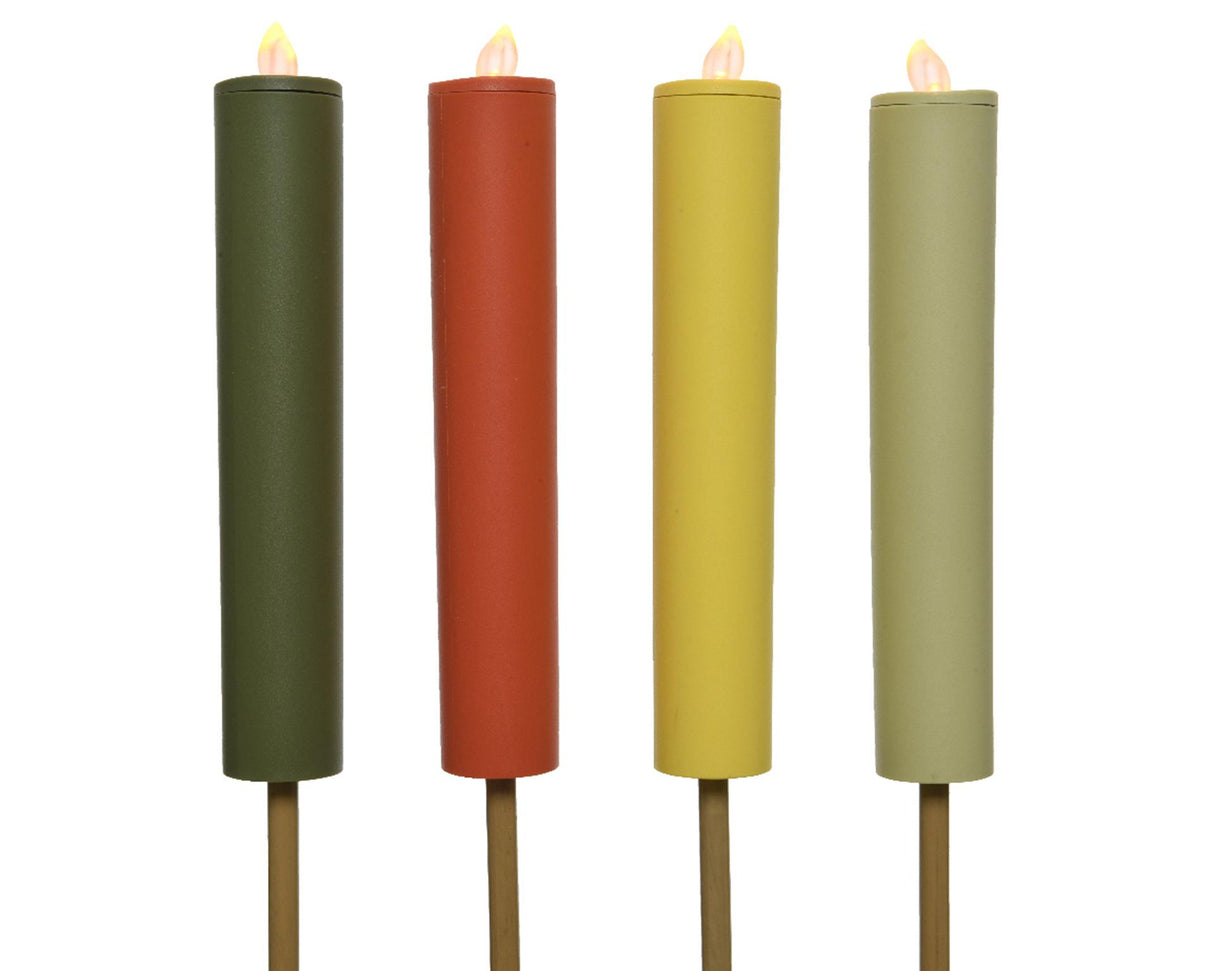 Lumineo solar fakkel kunststof h90cm