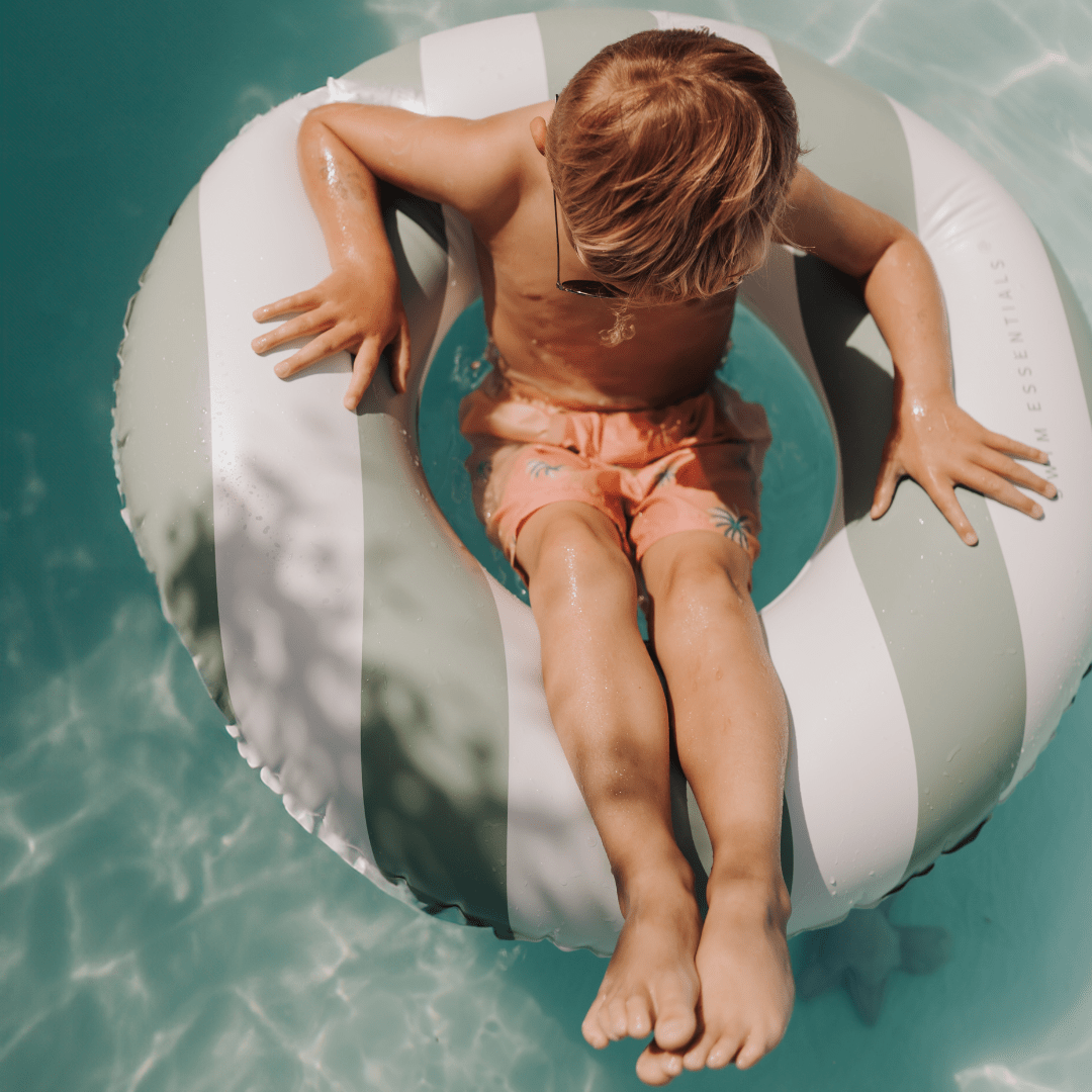 Essence | green and white swimming ring ø 90 cm