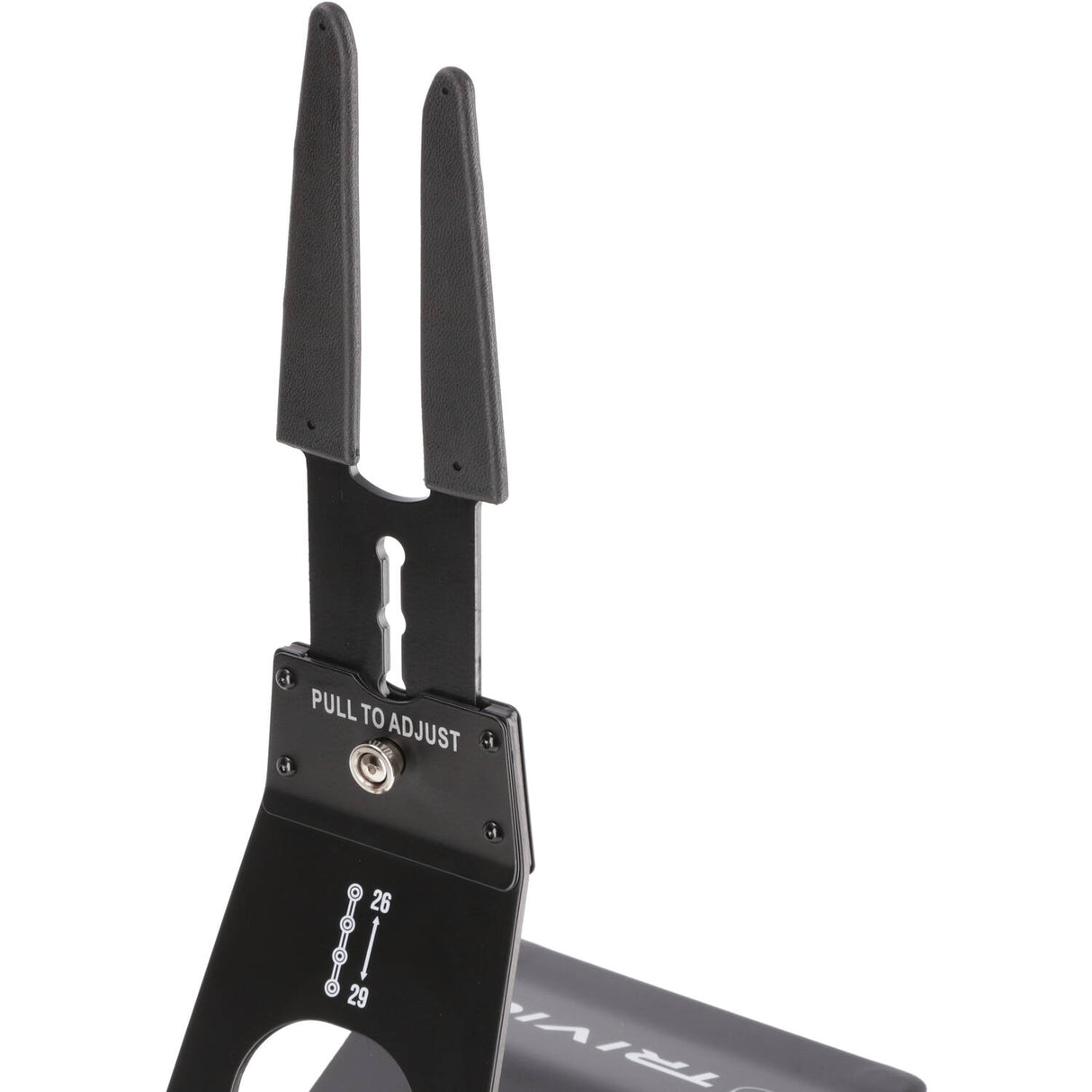 Trivio - adjustable steel bicycle stand, black, 26-29 inches