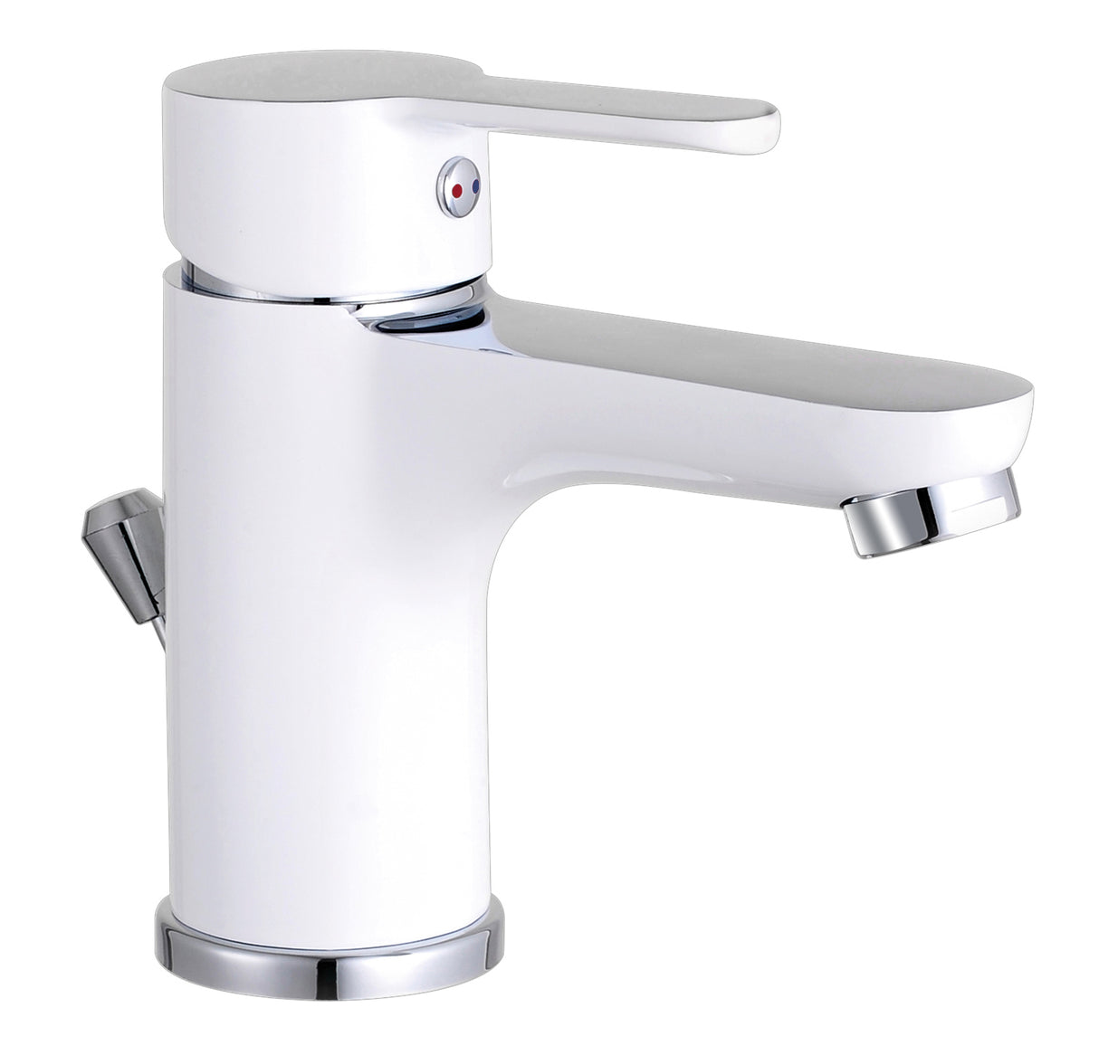 Eisl Waschtischarmatur Diziani weiß und chrom