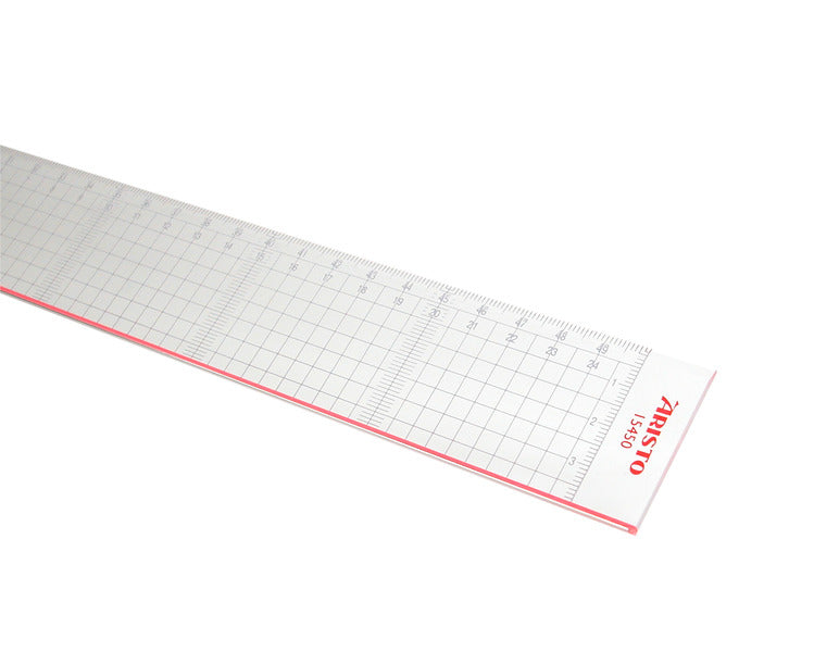 Regla de corte Aristo ar-15450 plexiglás de 50 cm con lateral de acero