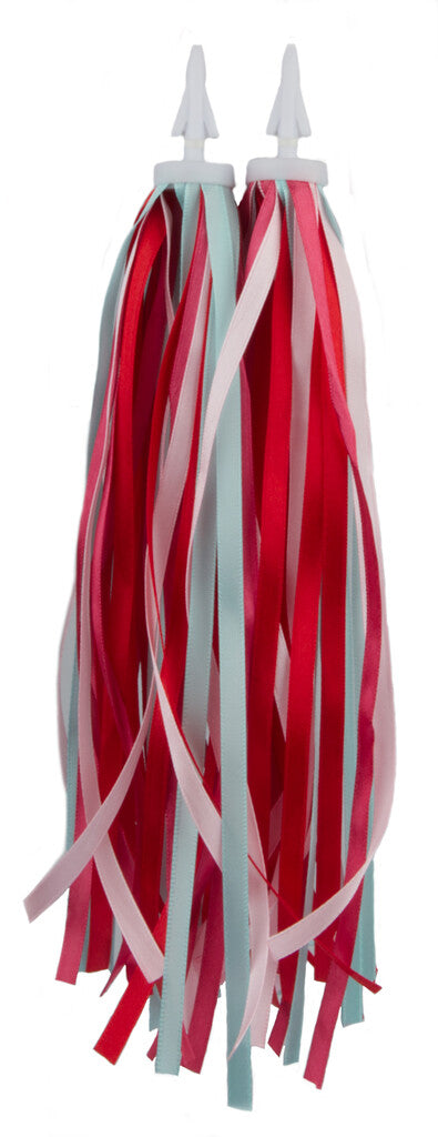 PexKids Bike Fun - Safe and Crazy! Assorted Pink Handle Streamers