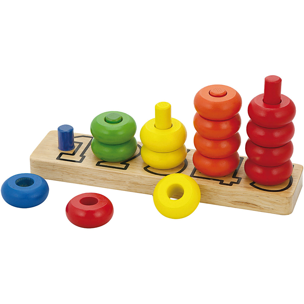 Viga counting frame, dimensions 25x12x6 cm, 1 piece