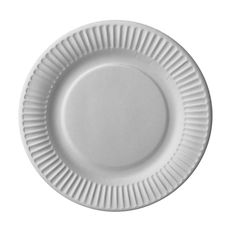 Papstar 50 tallrikar kartong ø18cm vit