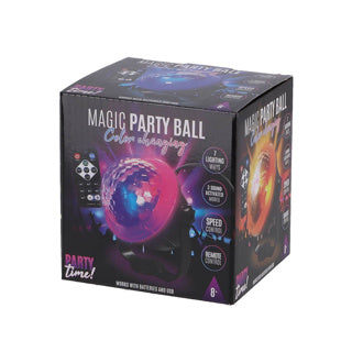 Party time! Party time magical party ball with disco effect and remote control