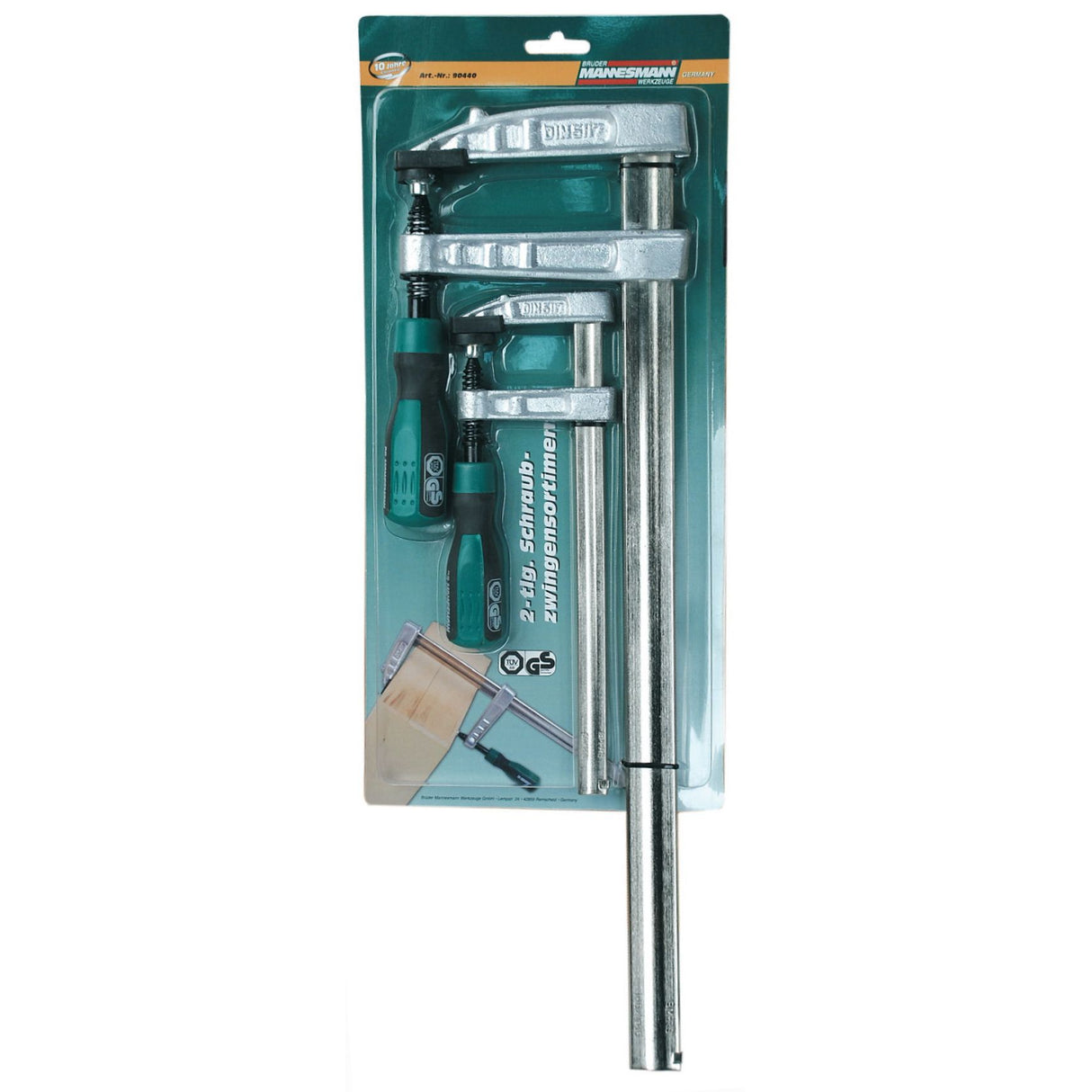 Brüder Mannesmann Brüder Mannesmann Комплект скоби за лепило 2 части метал 90440