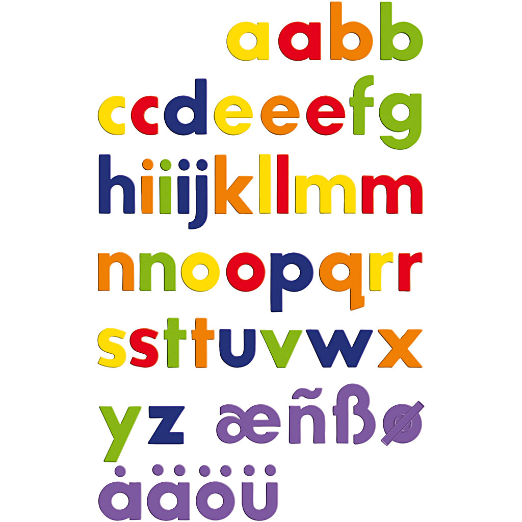 Magnetic letters, 36 pieces 1 box