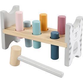 Viga hammer bench toy, size 20x10.5x7 cm, 1 set