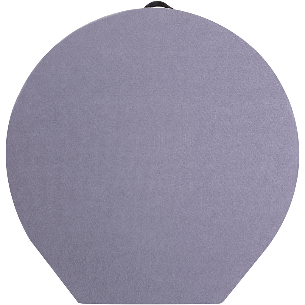 Flano plate, l: 73 cm, gray, 1 piece