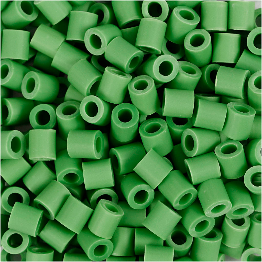 Nabbi biobeads van , afm 5x5 mm, gatgrootte 2.5 mm, medium, groen, 3000 stuk 1 doos