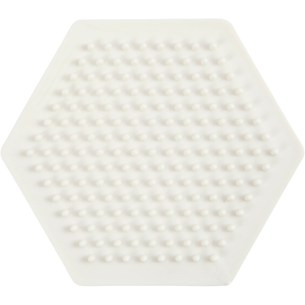 Nabbi biobeads grondplaat, zeskant, afm 8,5x8,5 cm, medium, 1 stuk