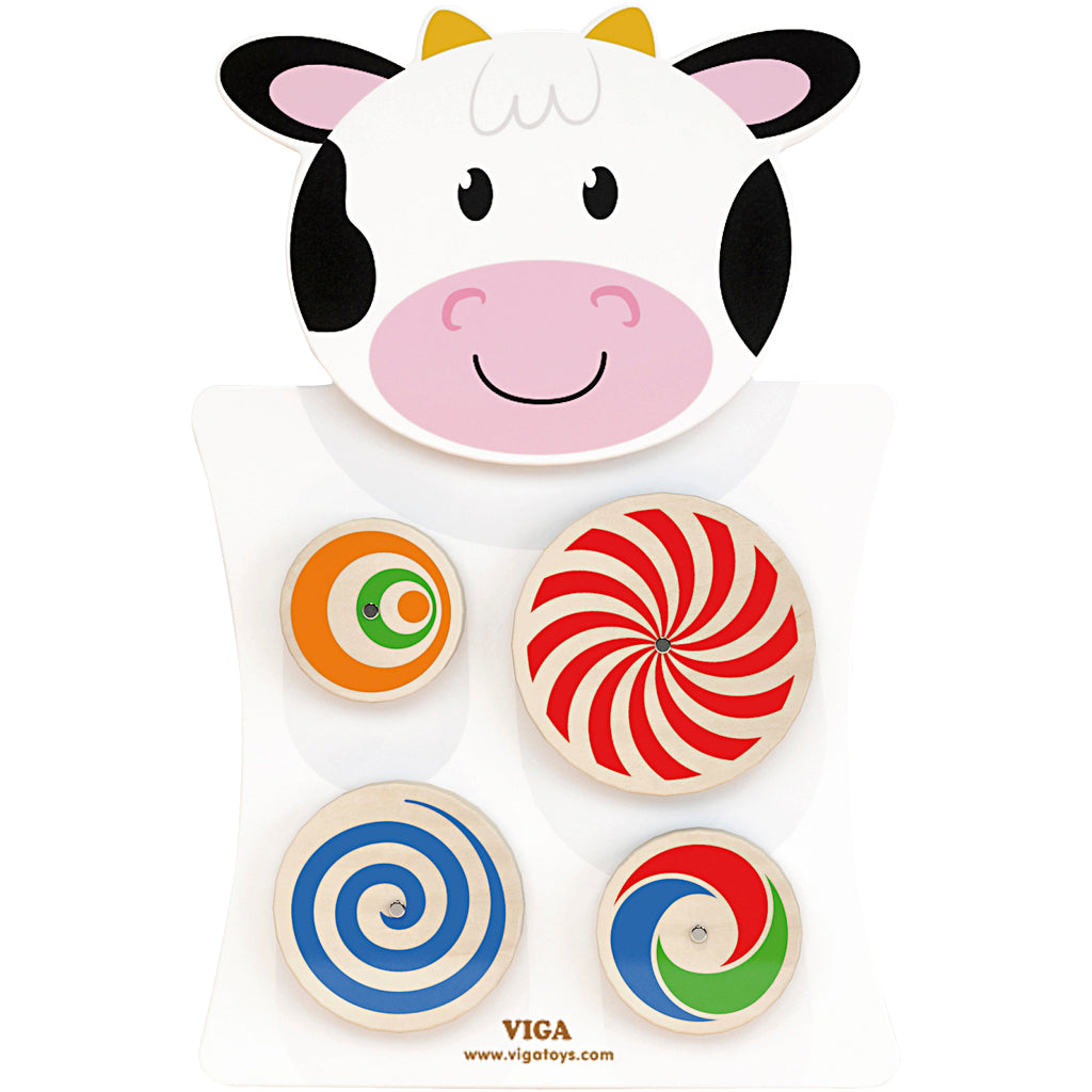 Viga activity board, cow, dimensions 36x55x3.5 cm, 1 piece