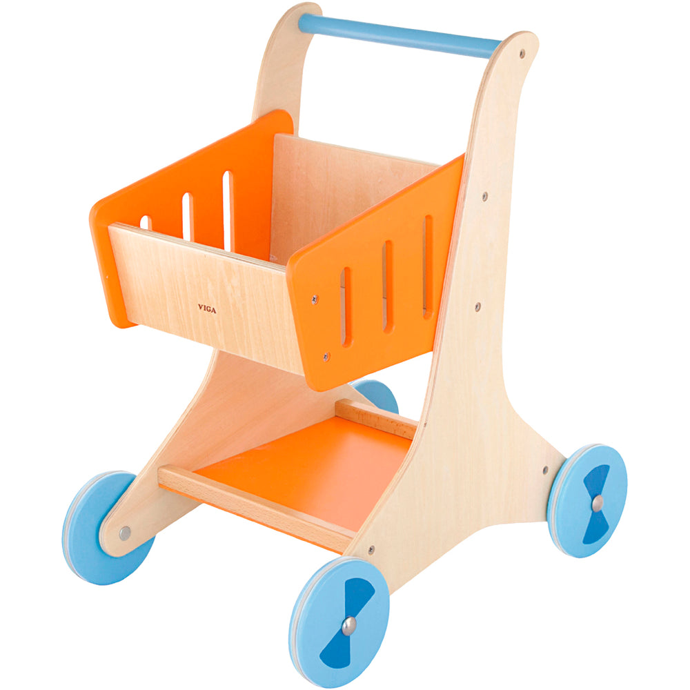 Viga wooden shopping cart, dimensions 48x30x41.5 cm, 1 piece