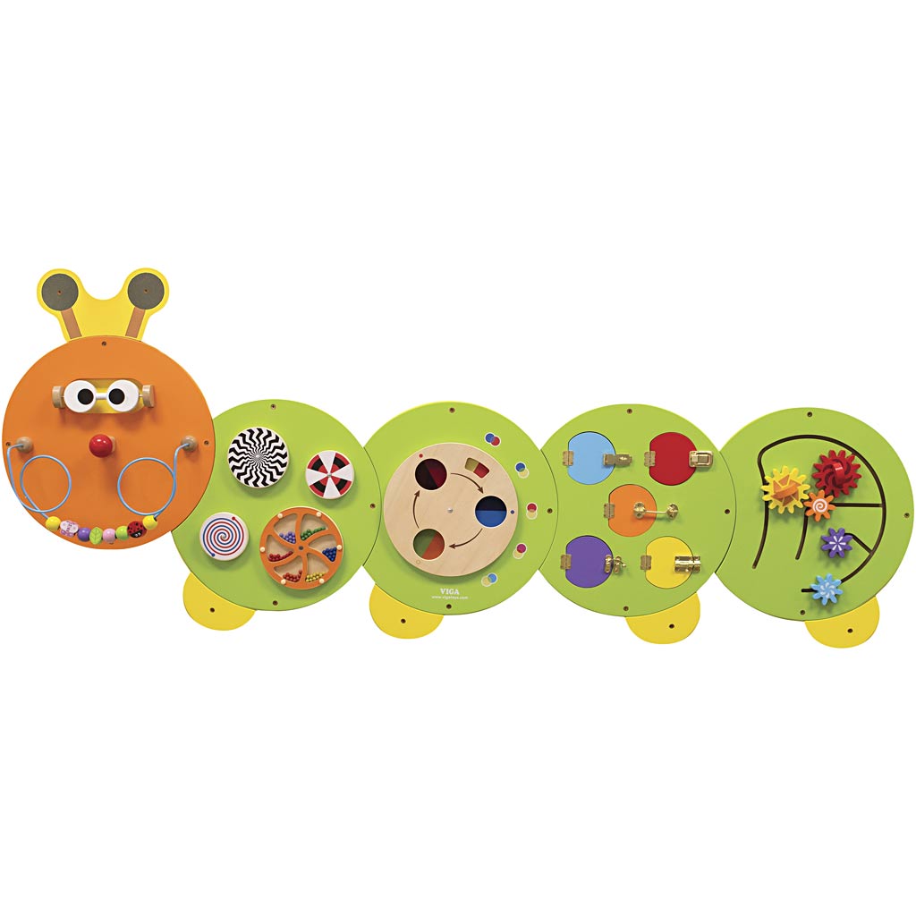 Viga activity play wall, h: 83 cm, l: 185 cm, 1 piece
