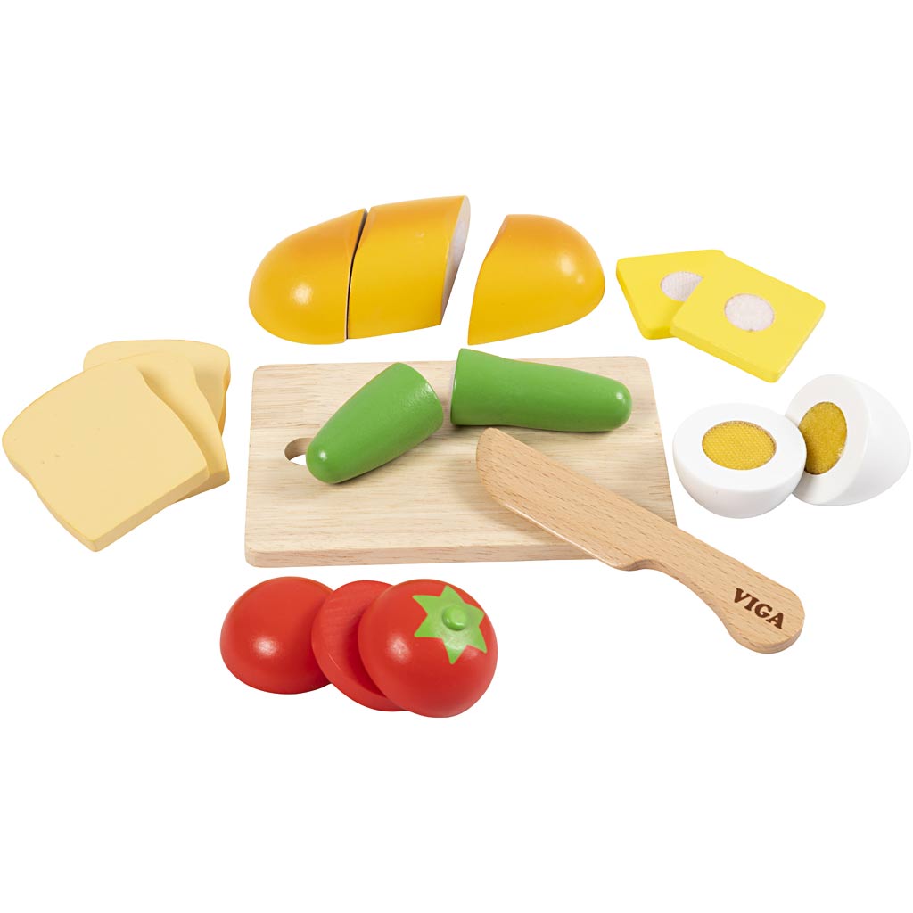 Viga breakfast set, various colors, 1 set