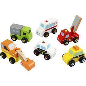 Viga mini cars, size 7-9 cm, 6 parts, 1 box