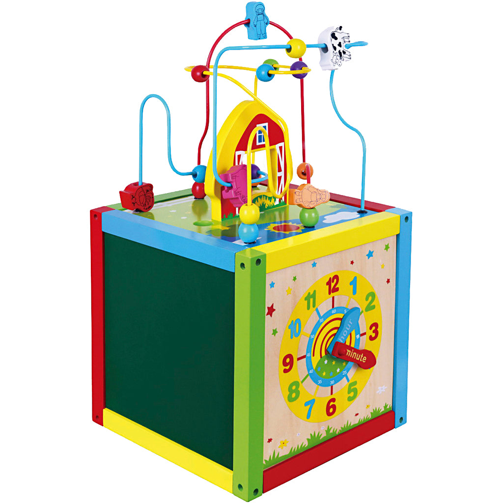 Viga 5-in-1 play cube, size 30x30x55 cm, 1 piece