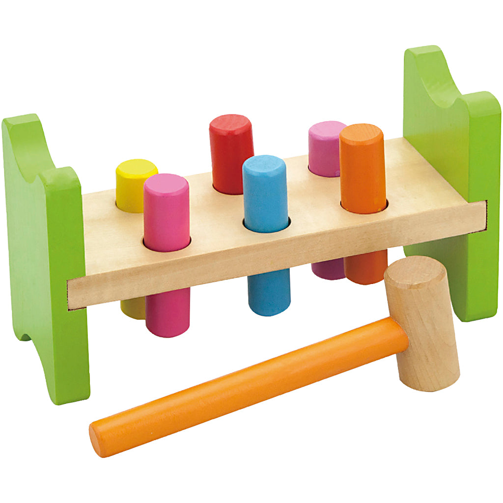 Viga hammer bench toy, dimensions 22.5 x 12 x 8 cm, 1 piece