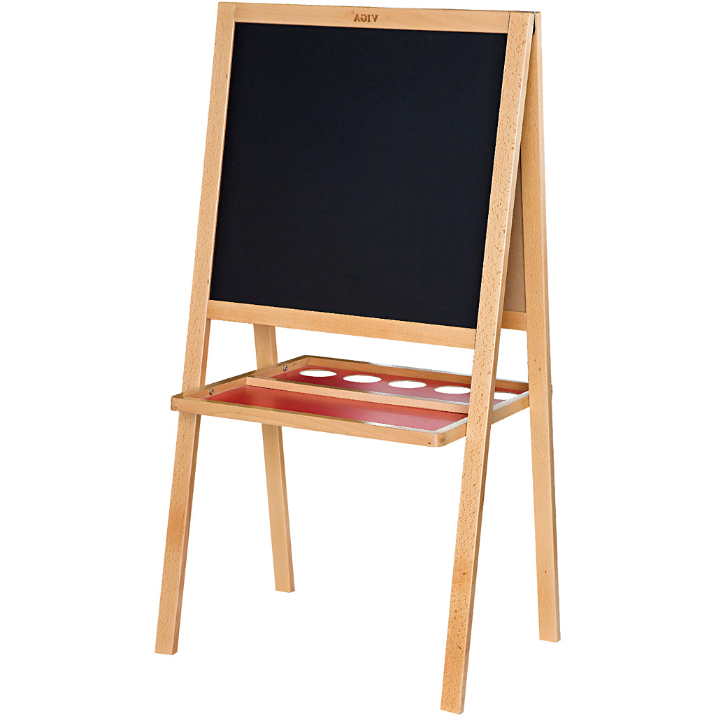 Viga easel and blackboard for children, size 125x59x48 cm, 1 piece
