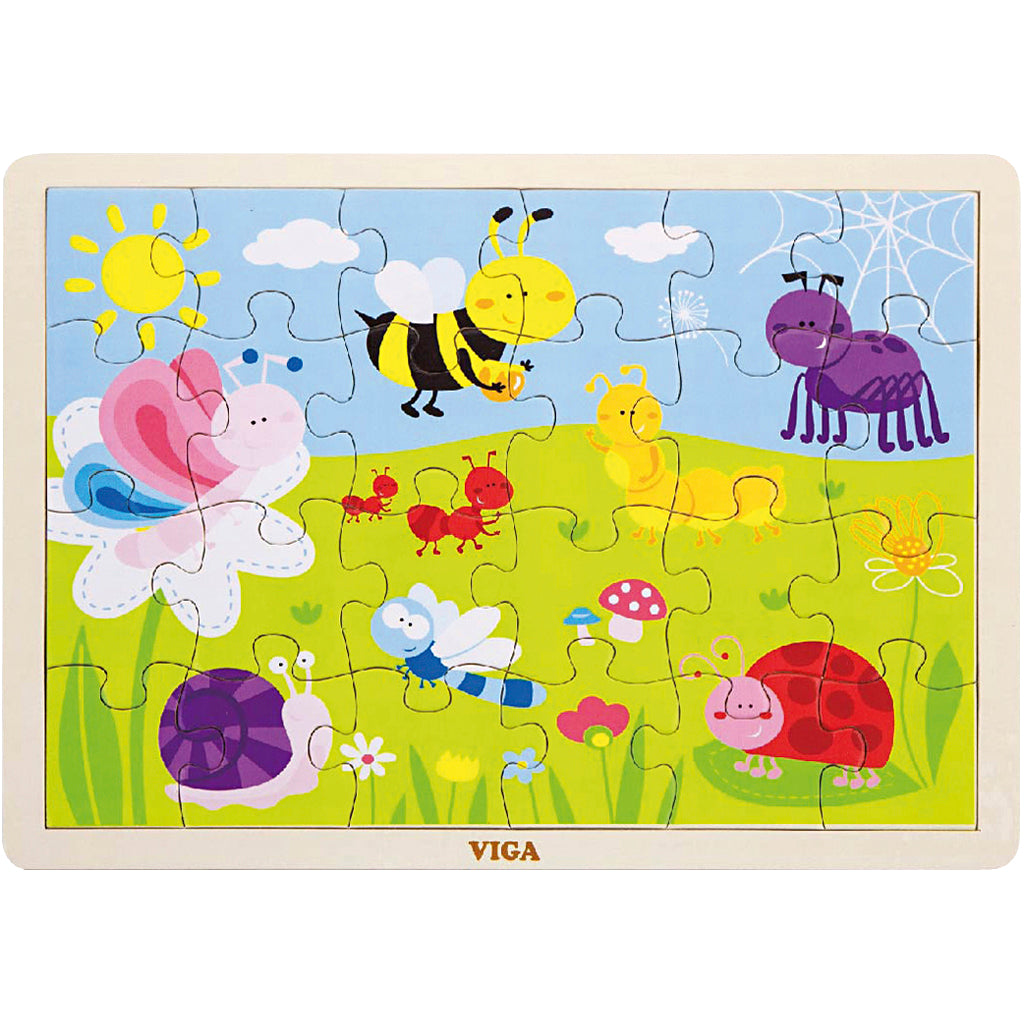 Viga wooden jigsaw puzzles, size 30x22.5 cm, 24 parts, 1 piece