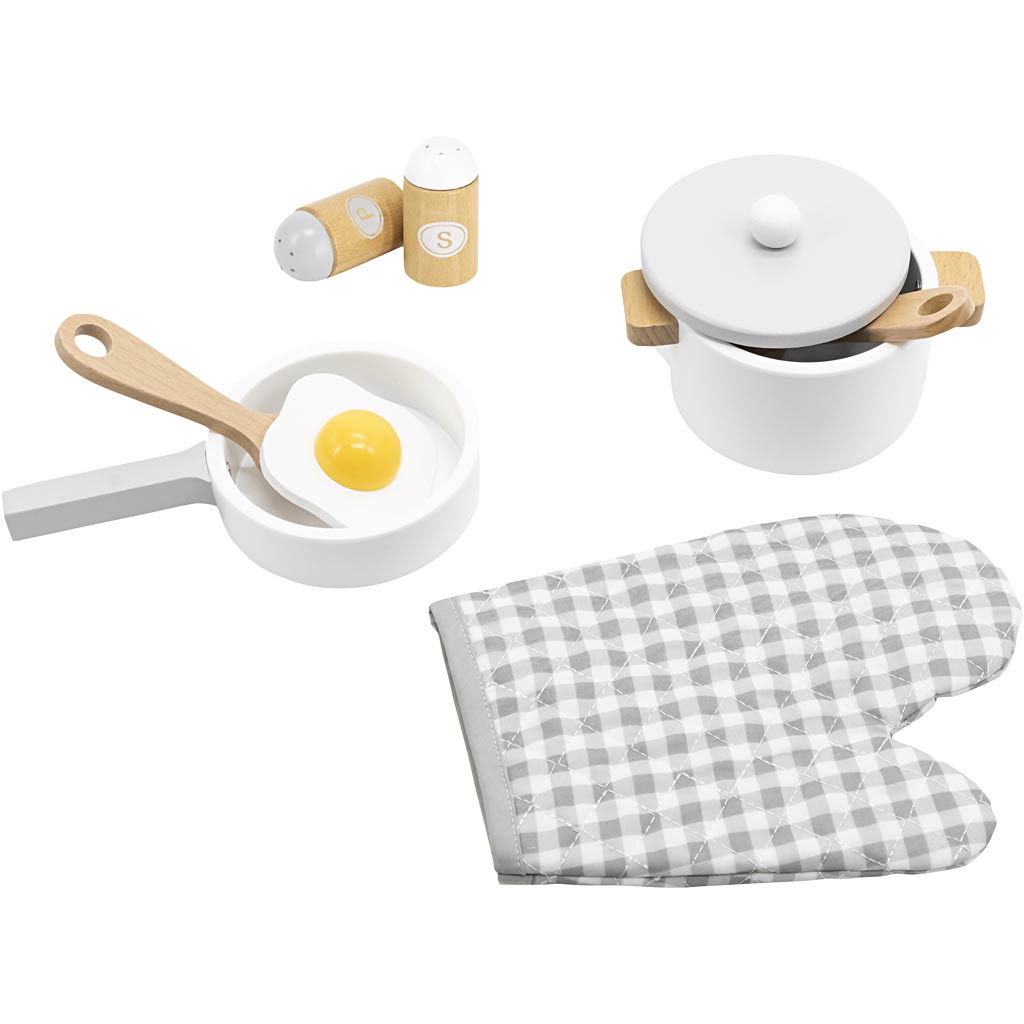 Viga wooden cookware set, colors may vary, 6 pieces 1 box