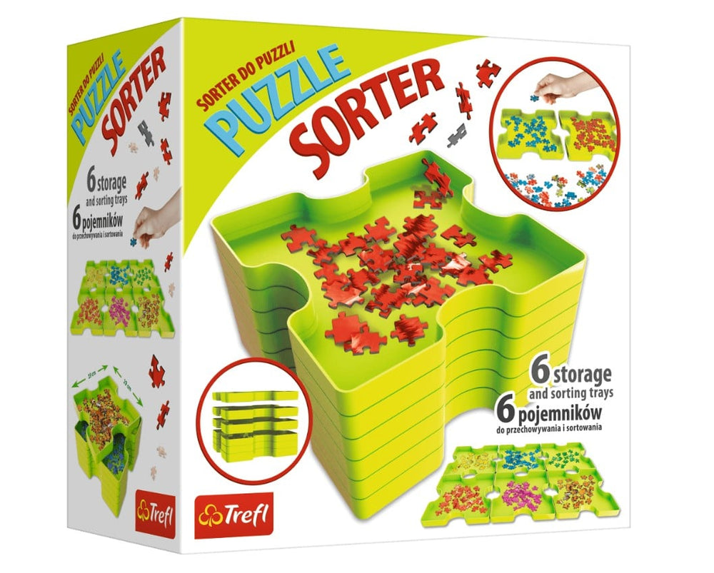 Trefl puzzle storage sorting bins