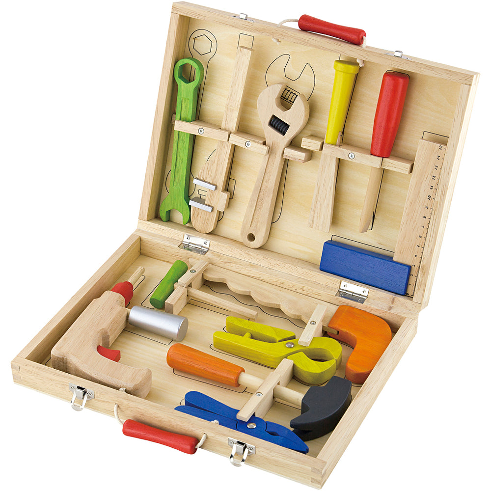 Viga wooden toolbox, size 24x32 cm, 12 parts 1 set