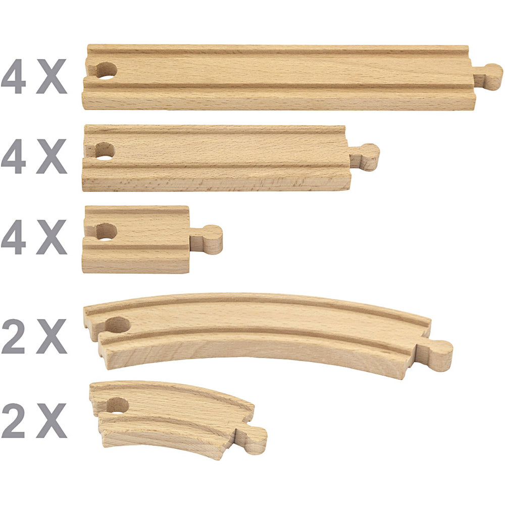 Viga railway, 16 parts 1 set