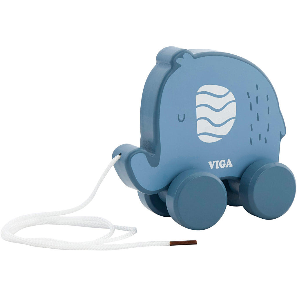 Viga Trek Elephant, size 11 cm, blue, 1 piece